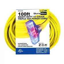 Cable Duromax Xpc12100c Extensión Al Aire Libre.