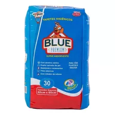 Tapete Higiênico Blue Premium Para Cães 30un. 82cmx60cm