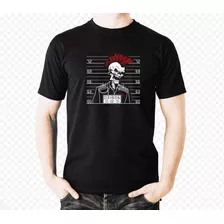 Camiseta De Calavera Punk Prisionera Excelente Skpalace