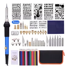 Kit De Presente Wood Burning Pen Tools 79 Unidades