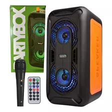 Caixa Caixinha Som Bluetooth Amplificada 1000w C/ Microfone