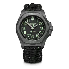 Relógio Victorinox Masculino Preto Vsa Inox Carbon 241859