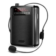 Amplificador De Voz - Microfono Portátil - Fm Mp3 Bluetooth*