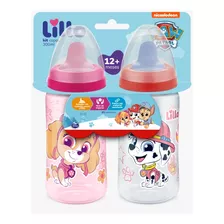 Lillo Copo Disney Kit Evolução Patrulha Canina - Rosa