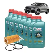 Kit Troca Oleo Castrol+filtro Wega Audi Q5 3.0 V6 Tfsi 2014