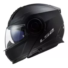 Casco Abatible Ls2 Scope Solid Negro Mate