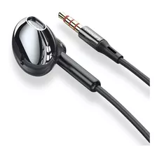 Auriculares Con Cable Lenovo Xf06, Color Negro