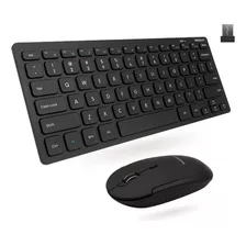 Pequeño Combo De Teclado Y Mouse Inalámbricos Para Pc, Un Dú