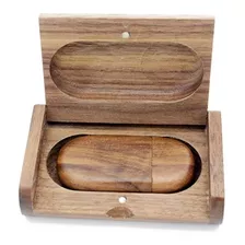 Pen Drive Personalizado De Madeira 8 Gb Usb 2.0 Walnut Wood