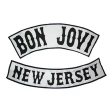 Parche Bordado Jon Bon Jovi Set Campera Espalda Rock N Roll