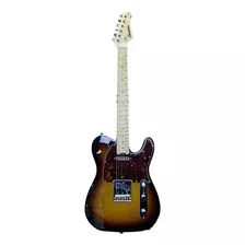 Guitarra Studebaker Telecaster Starliner Ss Sunburst Orientação Da Mão Destro