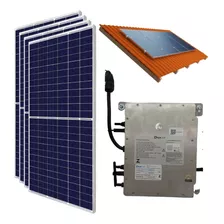 Kit Solar Residencial Micro Inversor Deye 2000w C/ 4 Placas