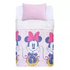 Plumon Disney Minnie - Sherpa - 1.5 Plaza Y Media Niña