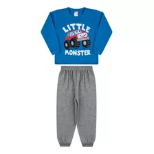 Conjunto Moletom Menino Infantil Inverno Gola Atacado Barato