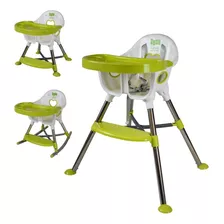 Silla Comedor Bebe 3 En 1 Mami Love Africa Color Verde