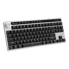 Teclado Delux Ks100u Inalámbrico/gris