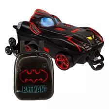 Kit Escolar Batman Chrome Mala 3d E Lancheira Diplomata