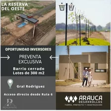 Lote - La Reserva Del Oeste - Barrio Cerrado - Full Amenities!