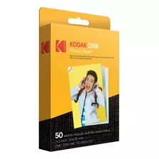 Kodak Zink Papel Fotografico 2 X 3 Pulgadas (50 Hojas)