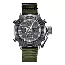 Relojes De Cuarzo Amst De Moda Impermeables Para Hombre