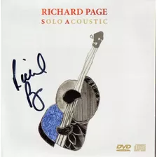 Dvd+cd Richard Page - Solo Acoustic (importado/lacrado)