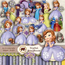 Kit Imagenes Fondos Clipart Princesa Sofia