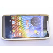 Protector Case Funda Silicona Motorola Razr D3 Color Blanco