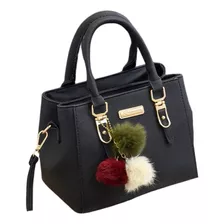 Bolsa Couro Feminina Promoção Lançamento+pompom!!!!