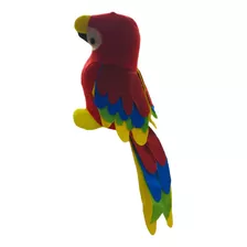 16 Pelúcias Arara Ararinha Pássaro 20cm Brinquedo Infantil