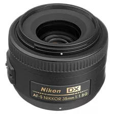 Lente Nikon Af-s Dx Nikkor 35 Mm F/1.8 G Nuevo Entrega Inmed