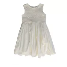 Vestido Infantil Na Cor - Creme