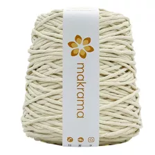 Hilaza De Algodón Para Tejer Macramé 4mm Crudo/beige