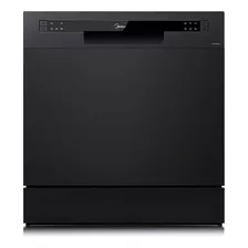 Lavavajillas Negro 8c Midea Wqp8-3802gb