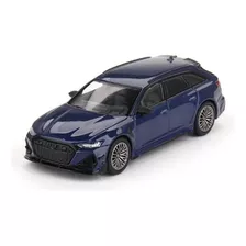 Mini Gt Abt Audi Rs6-r Navarra Blue Metallic #574 Mijo Ex. Color Azul Oscuro