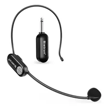 Micrófono Inalámbrico Marca Zerfun /auriculares/negro