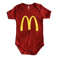 Body Temático Infantil Bebê - Mc Donalds