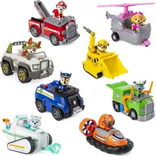 Paw Patrol Vehiculos Chase Marshall Skye Zuma Rocky Rubble