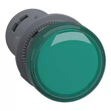 Sinaleiro Led Monobloco Plástico Verde 110v Ip65 22mm