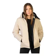 Campera Inflada Mujer Con Capucha Desmontable