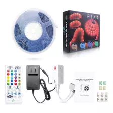 Kit Tira Led Wifi Ir 5 Metros Rgb Tuya Smart Alexa