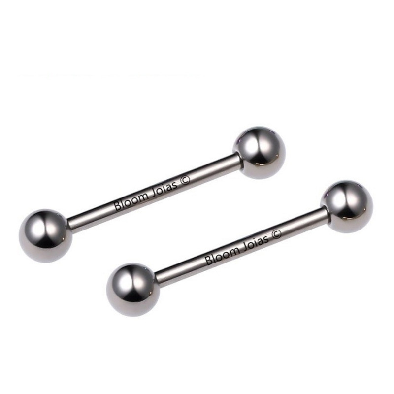 Piercing Umbigo 2 Pedras Pequena 1.2mm - 5 unidades - Espaço do