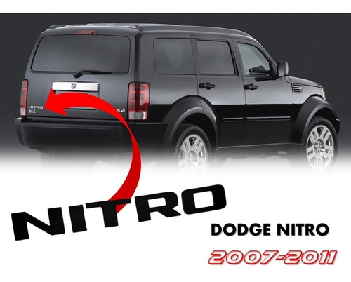  Emblema Lateral Compatible Con Dodge Nitro 2007-2011 Foto 2