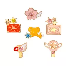 Set 6 Pins De Sakura Cardcaptor