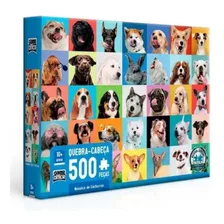 Quebra-cabeça Mosaico De Cachorros 500 Peças - Toyster