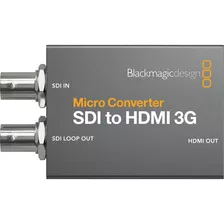 Micro Conversor Blackmagic Sdi Para Hdmi 3g Com Fonte