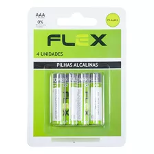 Pilha Aaa Alcalina Com 4 Unidades Pilhas Fx-aaak4 X-cell