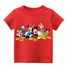 Remera Mickey Minnie Donald Daisy Pluto Nena Nene Infantil