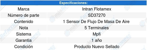 Sensor Masa Maf Infiniti I35 3.5l V6 (02) Intran Foto 3