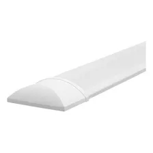 Luminária Linear Sobrepor Flat 60cm 18w Bivolt Sth7930/40 Cor Branco 110v/220v