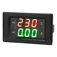 Voltímetro Digital Yb4835va Display Ac 500v/50a Led Ampere